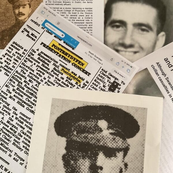 Photos of some of the men lost in the wars