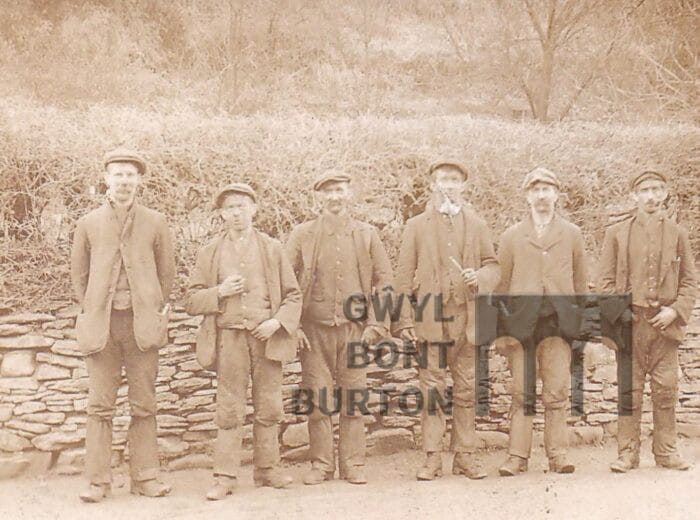 Miners near Efail fach mill 1915