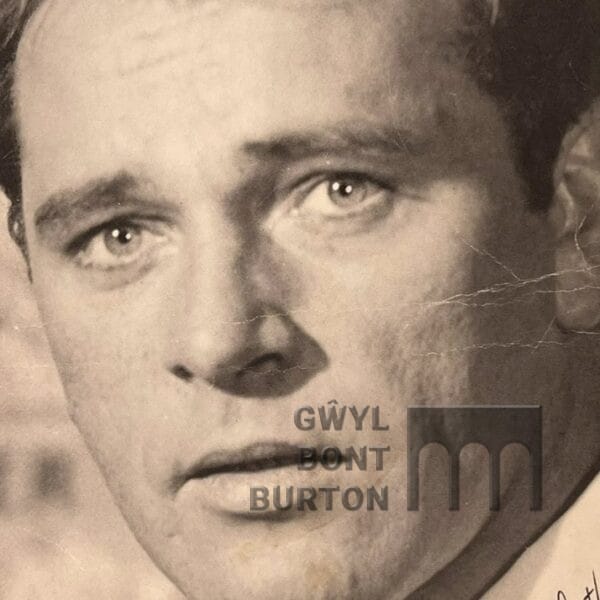 Richard Burton profile sepia photograph