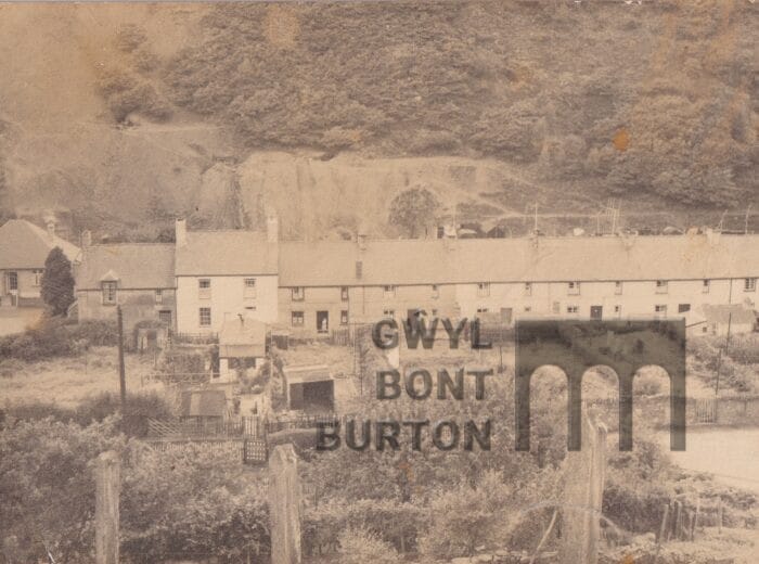 who lived in my house Oakwood Row looking toward Foel with drift mines and spoil heaps in background AM