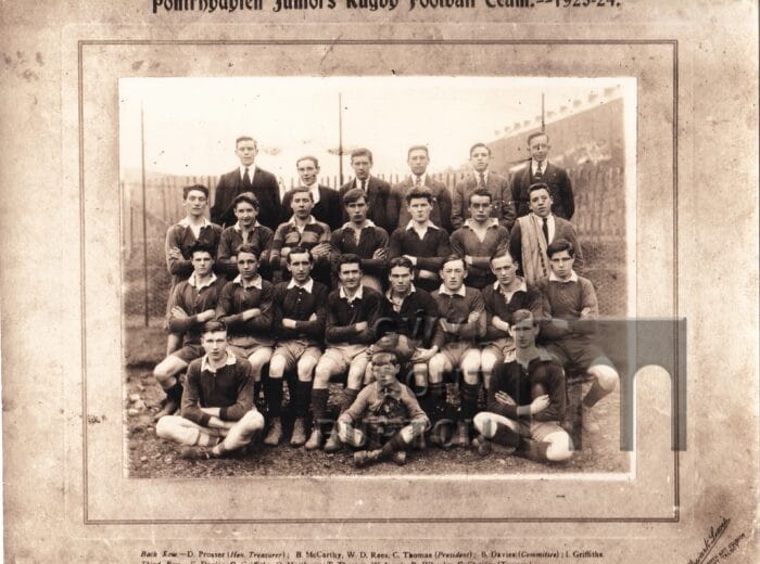 Ponty Rugby 1923 to 24